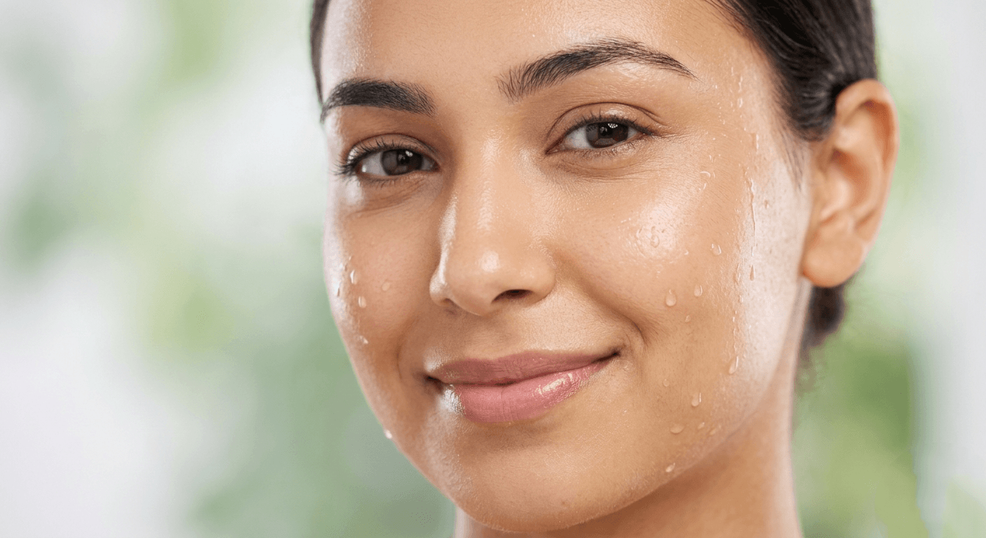 روتين العناية بالبشرة الدهنية: 4 خطوات لبشرة صافية بدون حبوب